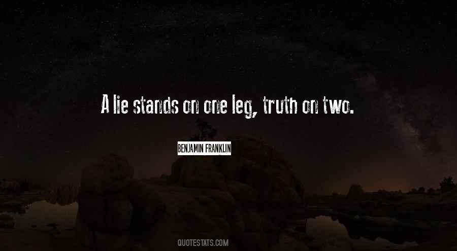 Lie Truth Quotes #126074