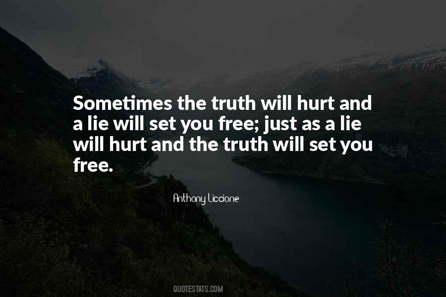Lie Truth Quotes #30766
