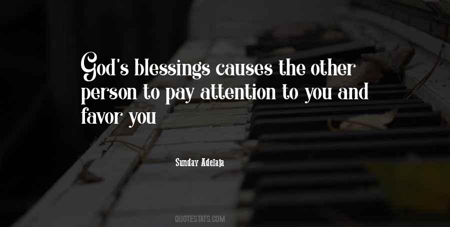 Quotes About God's Blessing #187579