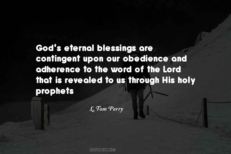 Quotes About God's Blessing #389717