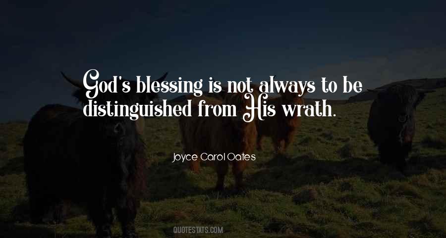 Quotes About God's Blessing #533959