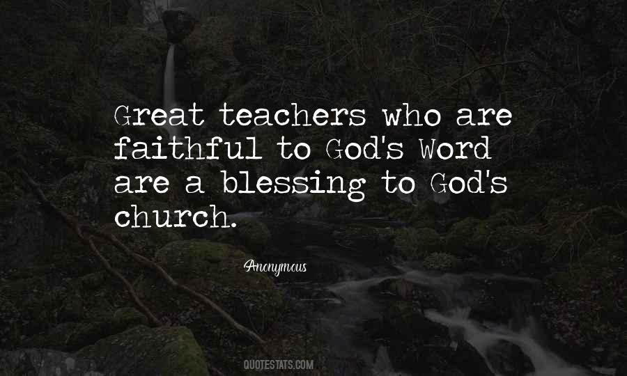Quotes About God's Blessing #619641