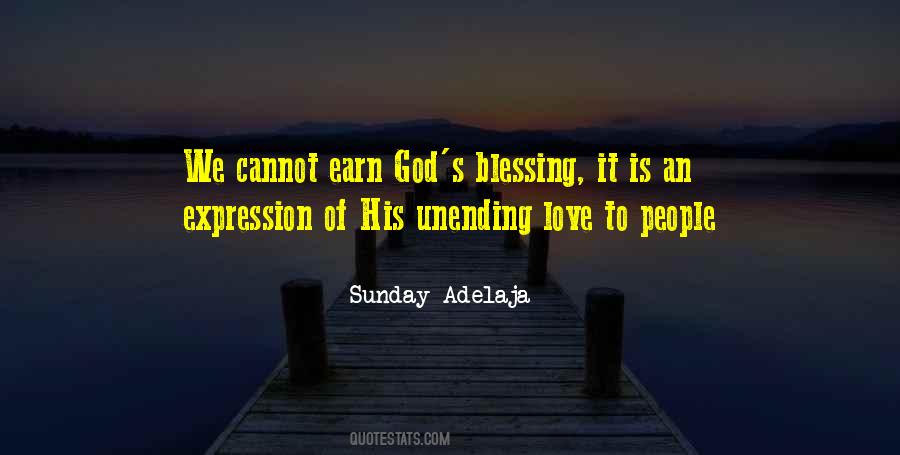 Quotes About God's Blessing #774276