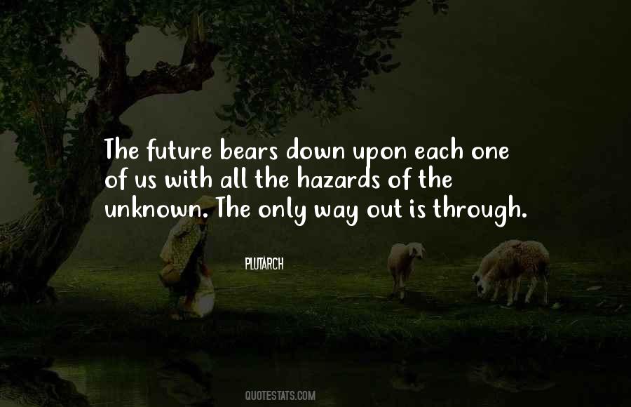 Quotes About Unknown Future #1103419