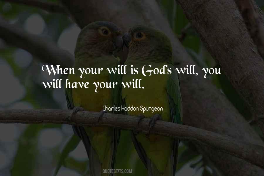 Quotes About God's Will #60541