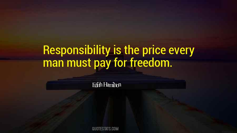 Quotes About Man's Responsibility #185155