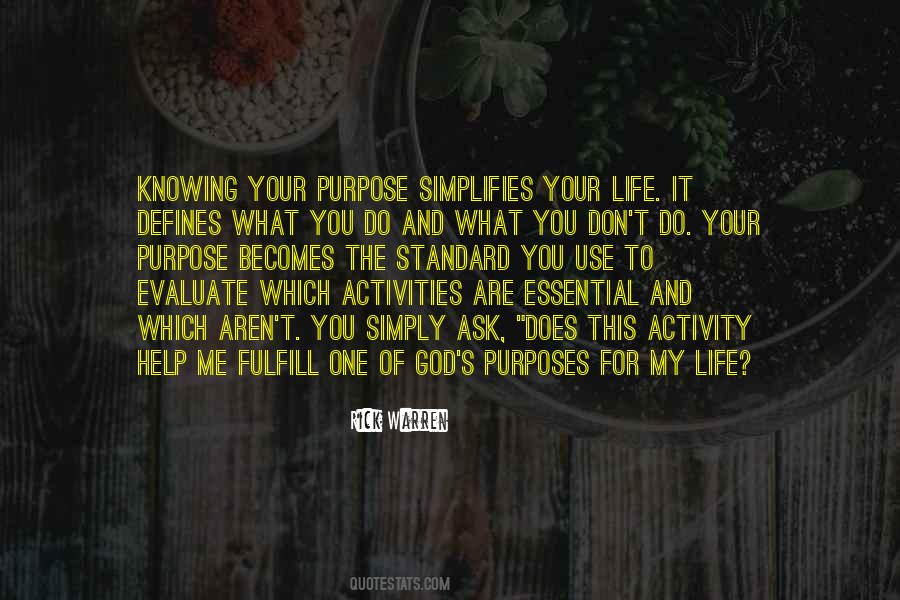 Quotes About God's Purposes #1035772