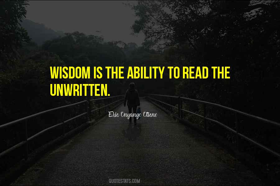 Quotes About Ability To Read #171004