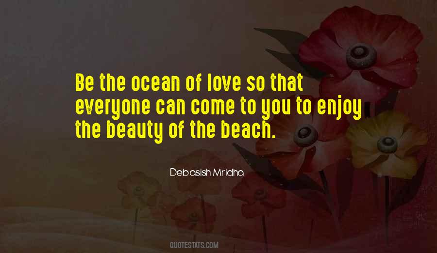 Quotes About Enjoy The Beach #1249586