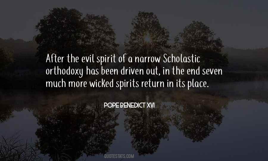 Evil Spirit Quotes #19218
