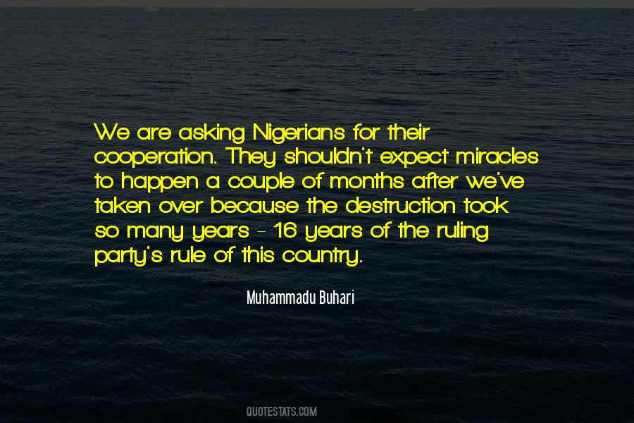 Quotes About Buhari #68983