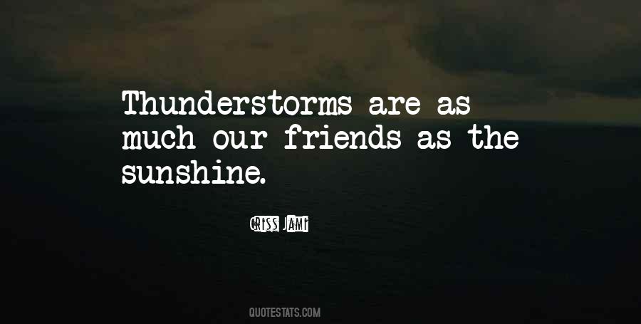 Quotes About Thunderstorms #1047572