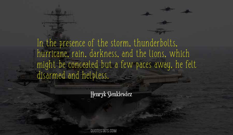 Quotes About Thunderstorms #1107451