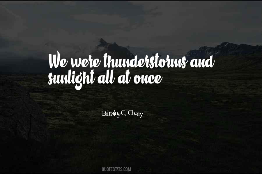 Quotes About Thunderstorms #19788