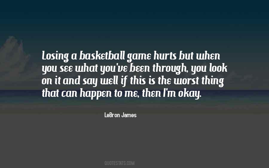 Quotes About Basketball Games #425400