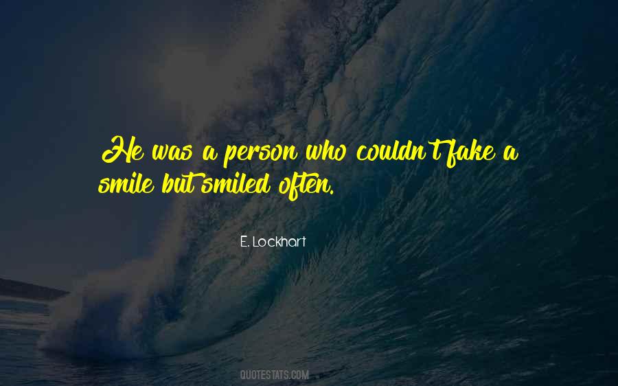 Quotes About A Fake Smile #848449