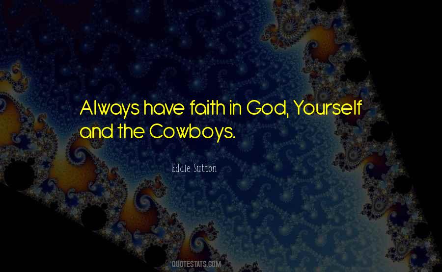 Quotes About Cowboys #1633287