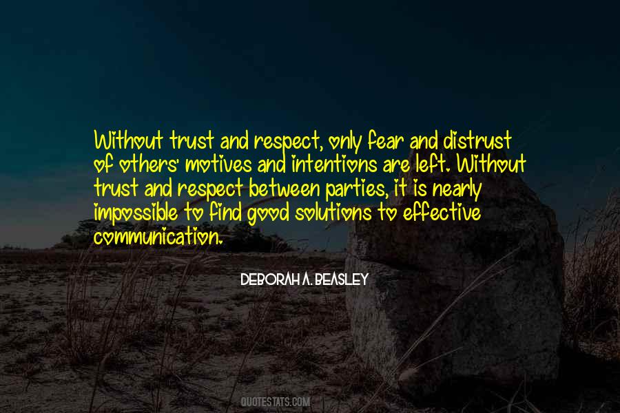 Quotes About Communication And Respect #1549436