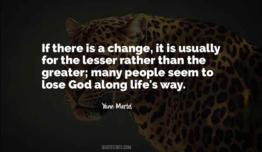 Quotes About Change For God #1002596