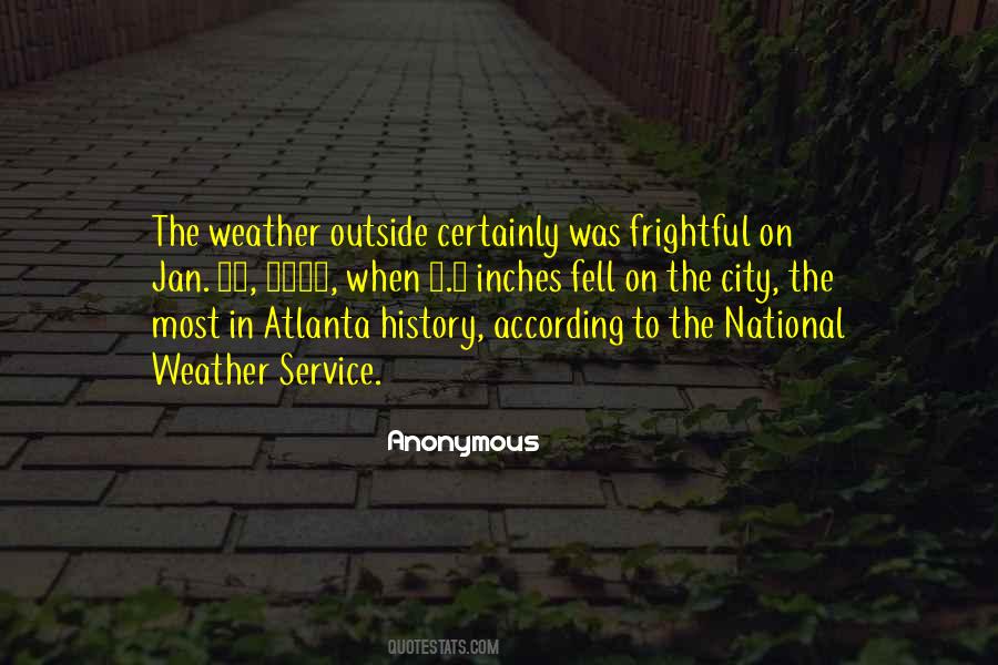 National Weather Service Quotes #1330106