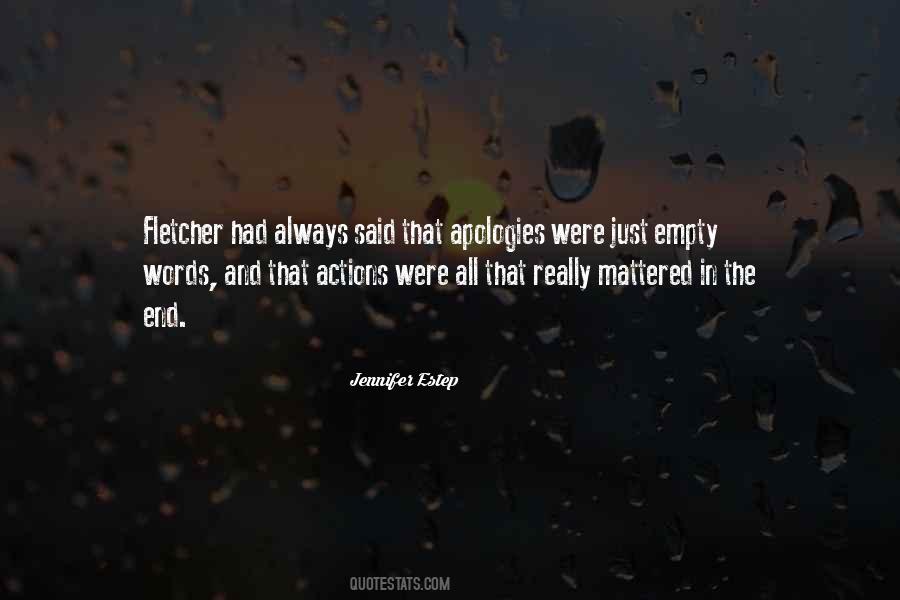 Quotes About Apologies #1359020