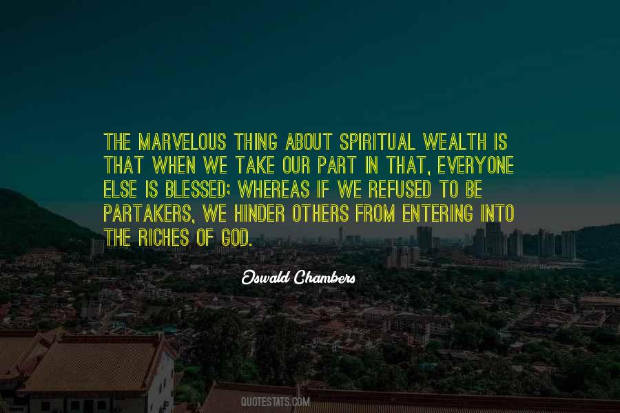 Spiritual Wealth Quotes #814127