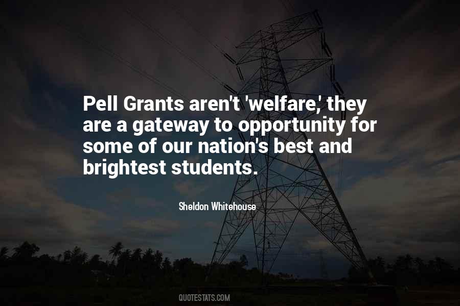 Quotes About Pell Grants #1627778