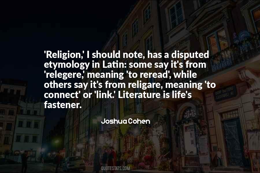 Meaning In Literature Quotes #1331569