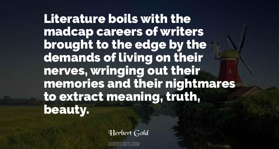 Meaning In Literature Quotes #291363