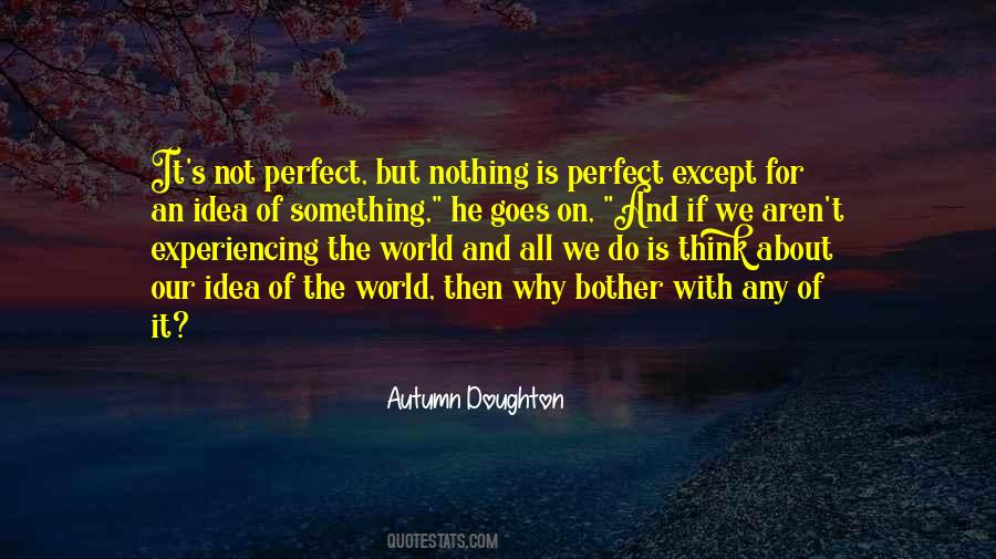 Quotes About The Perfect World #119340