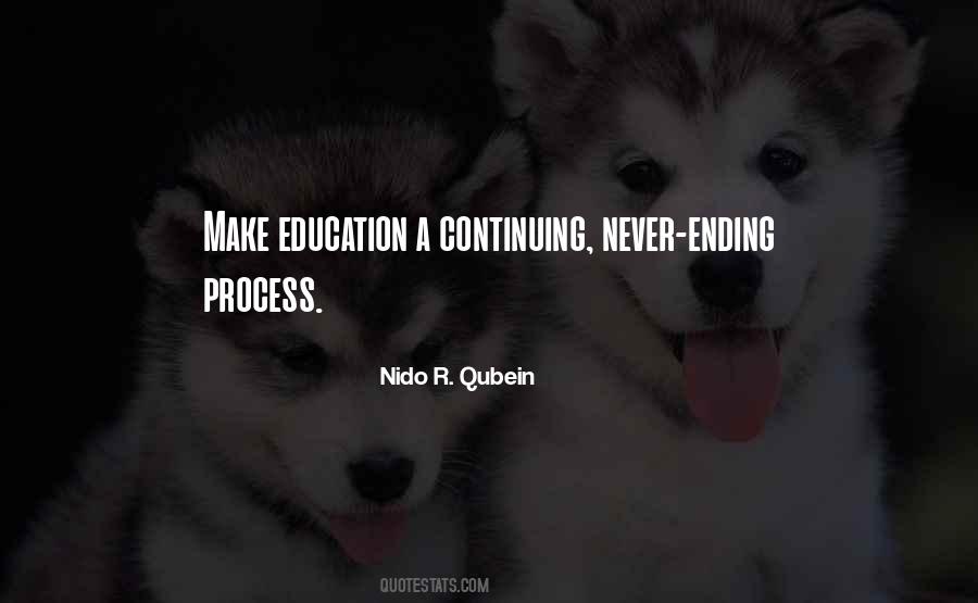 Quotes About Continuing Education #524166