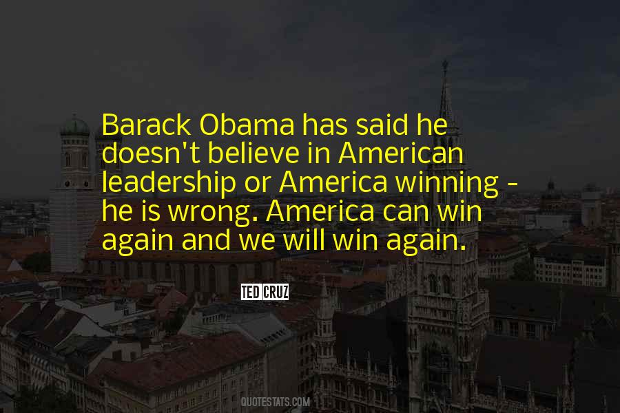 American Leadership Quotes #1006179
