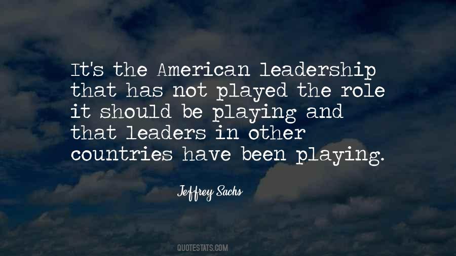 American Leadership Quotes #1355992