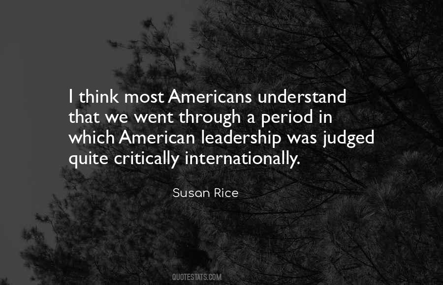 American Leadership Quotes #1658978