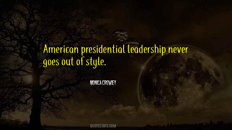 American Leadership Quotes #179379