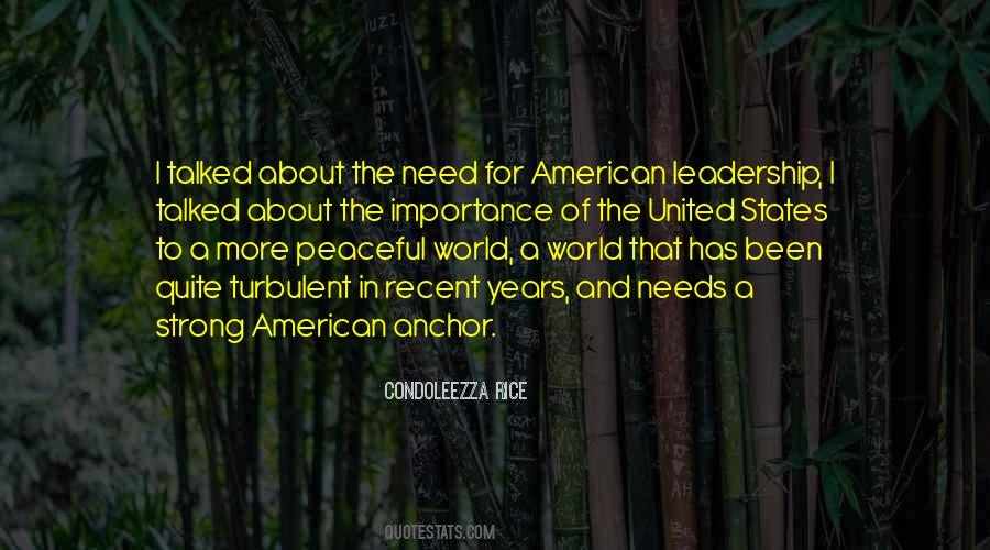 American Leadership Quotes #1823623