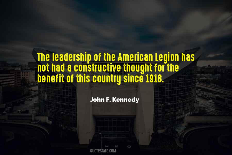 American Leadership Quotes #432295