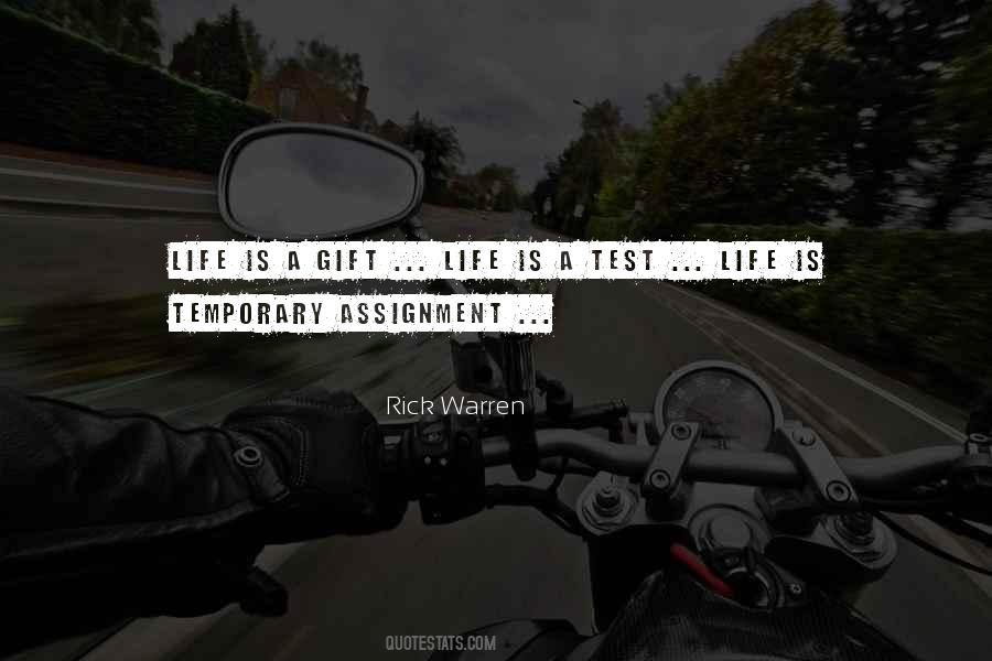 Life Is Temporary Quotes #1600297