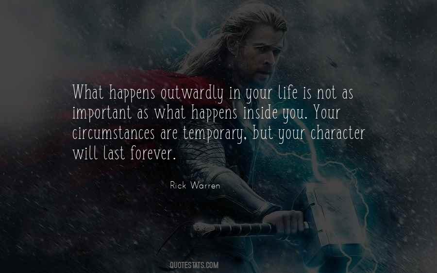 Life Is Temporary Quotes #349225