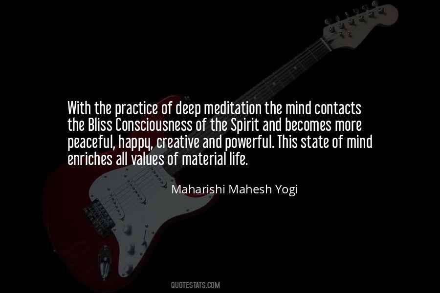 Deep Meditation Quotes #1448709
