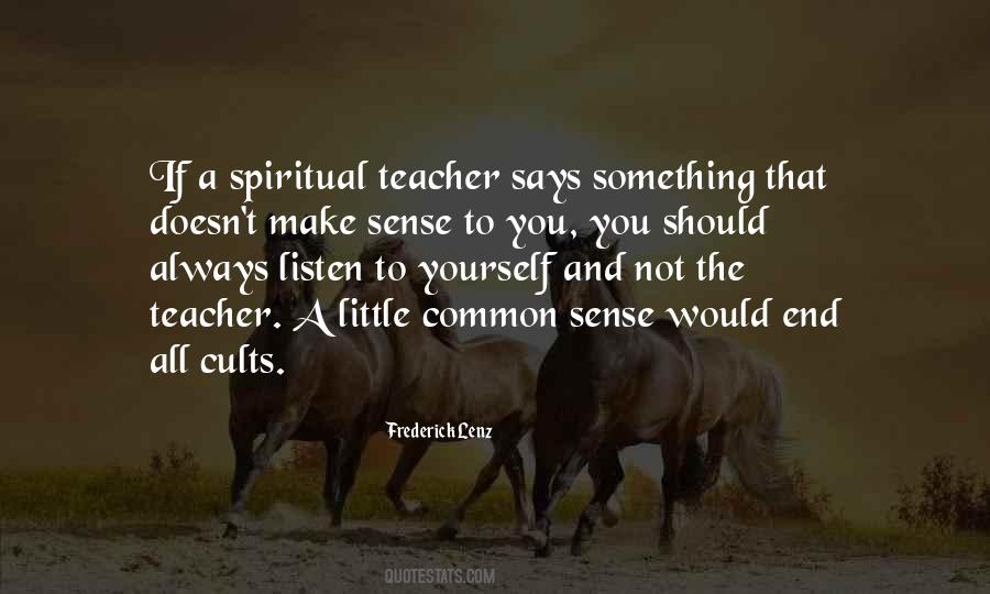 Spiritual Teacher Quotes #1219855