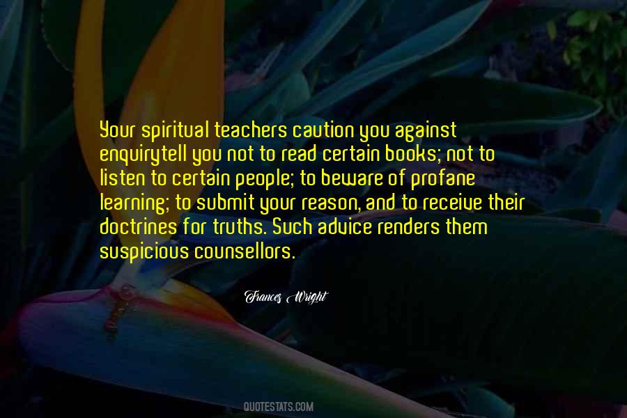 Spiritual Teacher Quotes #325812