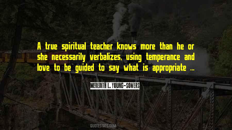 Spiritual Teacher Quotes #348356