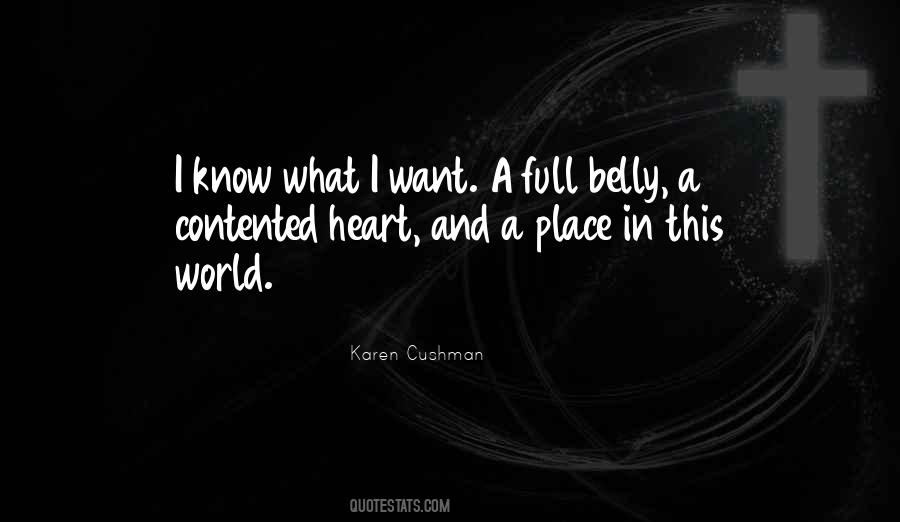Quotes About Contented Heart #1539727