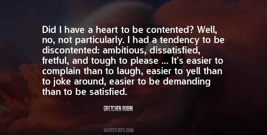 Quotes About Contented Heart #173905