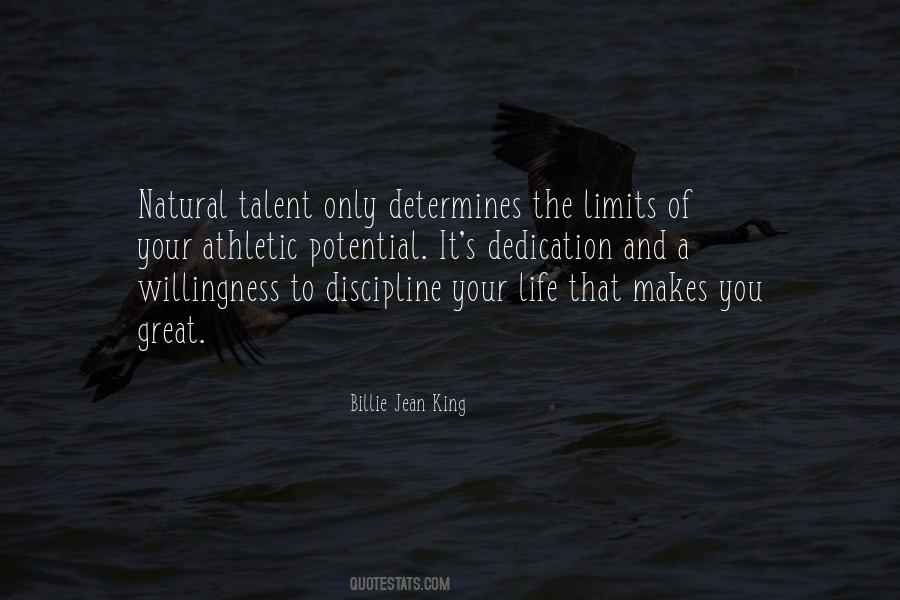 Athletic Talent Quotes #80865