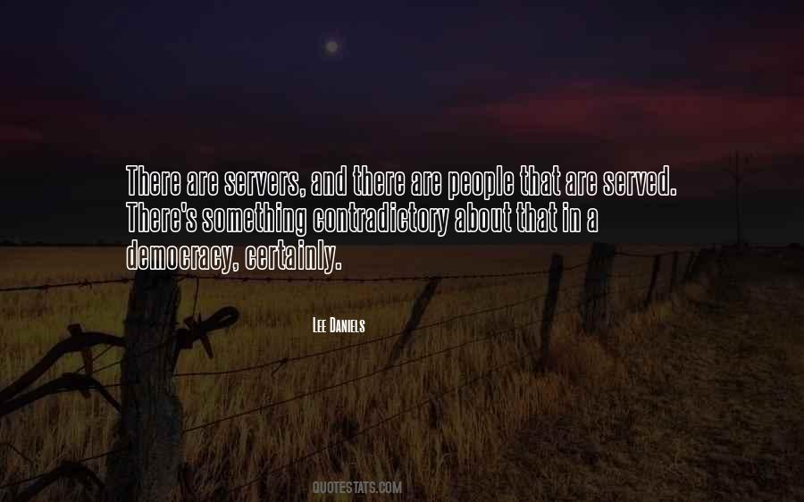 Quotes About Servers #1128396