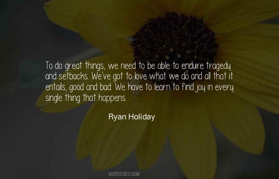 Love And Tragedy Quotes #1086608