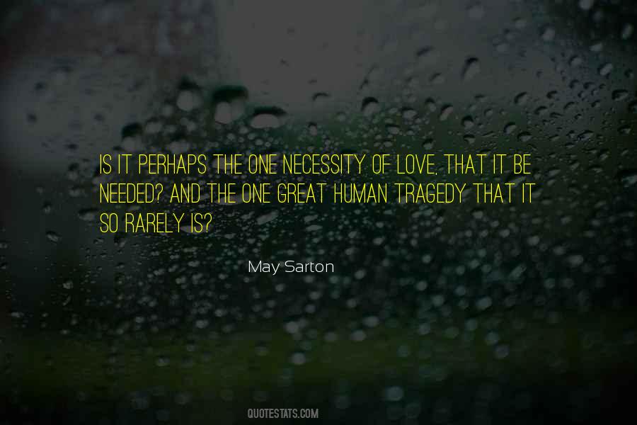 Love And Tragedy Quotes #362681