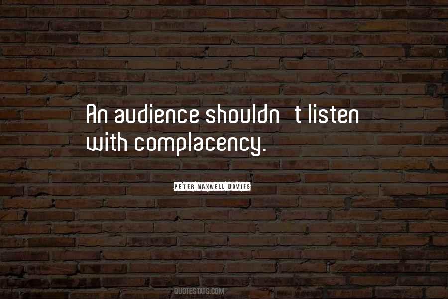 Quotes About Audience #1838379